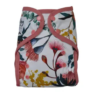 CUSTOMER MARKETPLACE | Seedling Baby Multi-fit Pocket Nappy | DELAMINATED COVER + SLACK ELASTICS